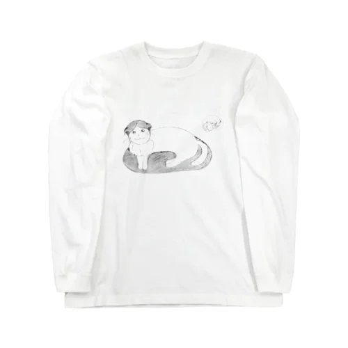 スコティッシュフォールド(猫) Long Sleeve T-Shirt