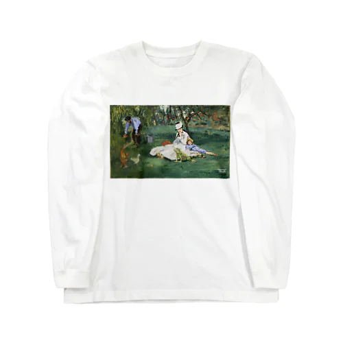 モネとグリーンイグアナ Long Sleeve T-Shirt