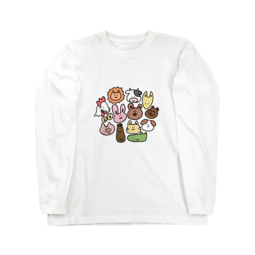 あつまるアニマル Long Sleeve T-Shirt