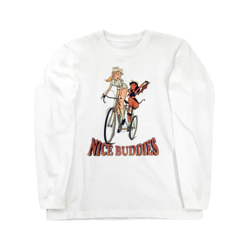 "NICE BUDDIES" ロングスリーブTシャツ