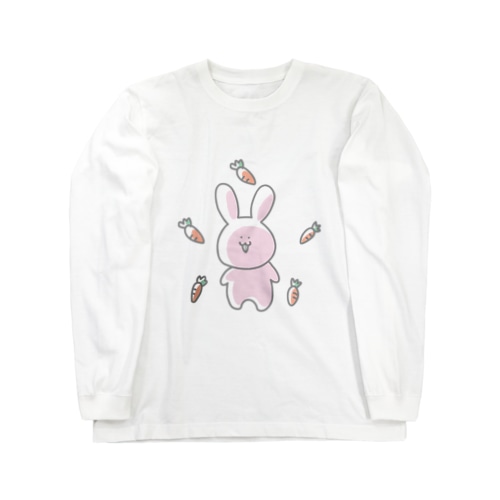 うさぎ エスパーにんじん Long Sleeve T-Shirt