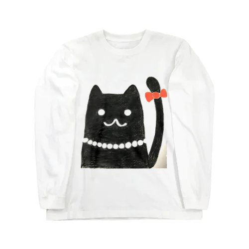 どこへでもいくファニーキャット Long Sleeve T-Shirt