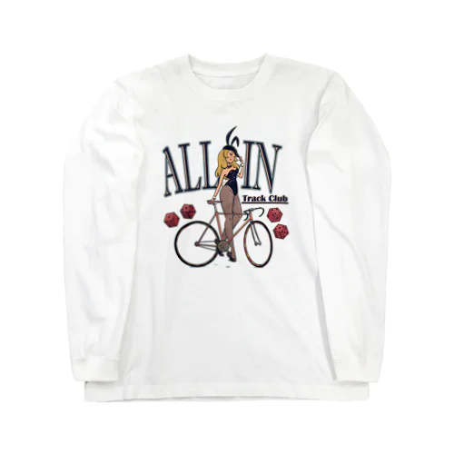 "ALL IN -Track Club-" Long Sleeve T-Shirt