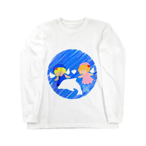 空と海 Long Sleeve T-Shirt