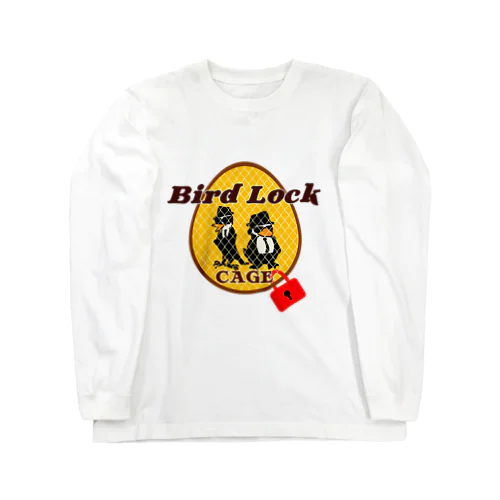 Bird Lock Cage 黄くちばし ロングスリーブTシャツ