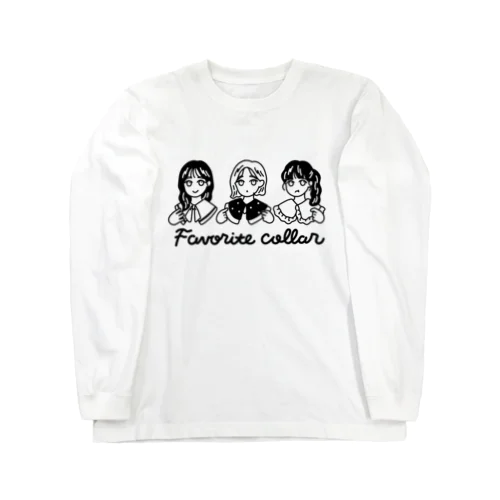 Favorite collar ロングスリーブTシャツ