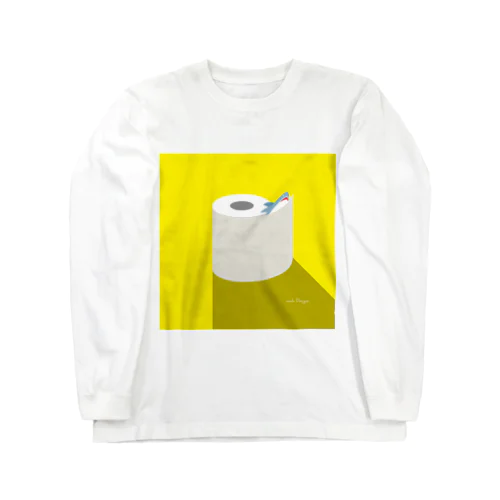 昼のSAME Paper Long Sleeve T-Shirt