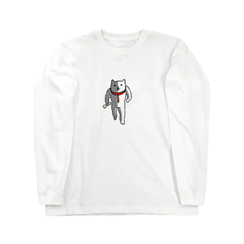 迫り来る犬 Long Sleeve T-Shirt