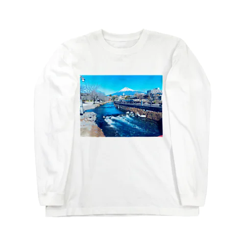 富士山 Long Sleeve T-Shirt