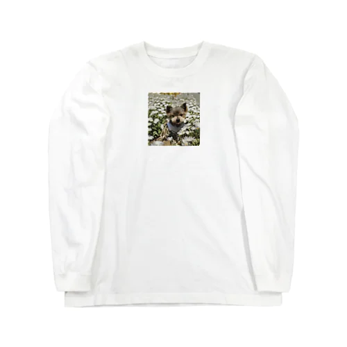 Flower Ume (ヨーキー) Long Sleeve T-Shirt