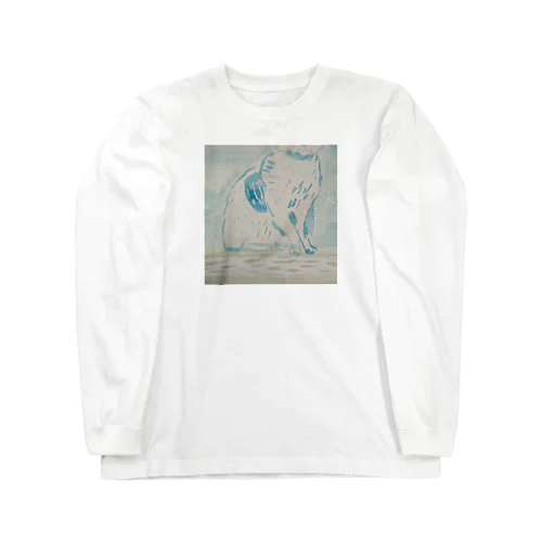 窓辺の猫 Long Sleeve T-Shirt