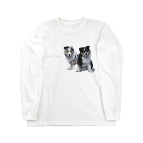 シェルティの子犬 Long Sleeve T-Shirt