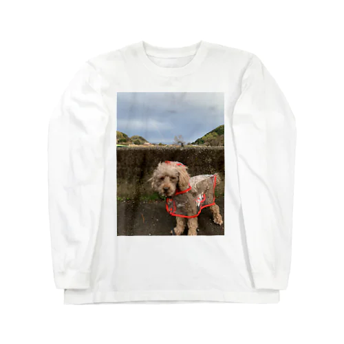 不機嫌な犬 ロングスリーブTシャツ