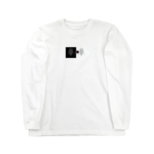 rock白・黒 Long Sleeve T-Shirt