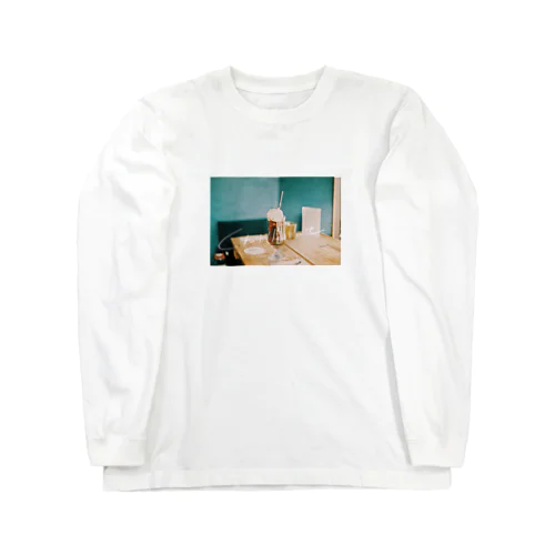 chill out(ロゴ入り写真) ロングスリーブTシャツ