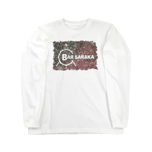 BAR-SARAKA オリジナルロゴ イラストグッズ 롱 슬리브 티셔츠