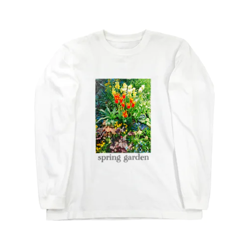 庭のチューリップ Long Sleeve T-Shirt