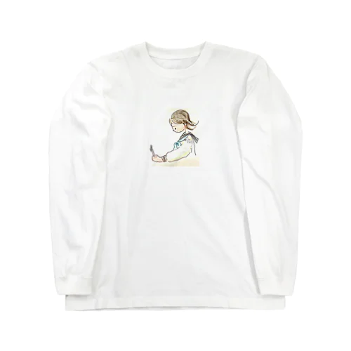 自習 Long Sleeve T-Shirt