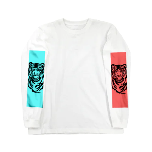 虎　Tiger  neon Long Sleeve T-Shirt