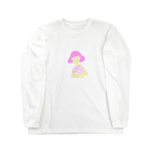 ピンクちゃん Long Sleeve T-Shirt