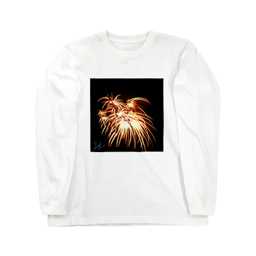 淡色　線香花火 Long Sleeve T-Shirt