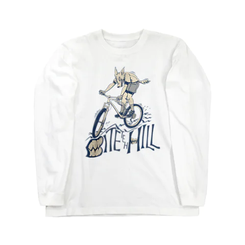 "BITE the HILL" 롱 슬리브 티셔츠
