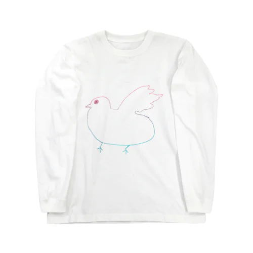 虹色鳩さーん( ᐛ ) Long Sleeve T-Shirt