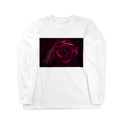 薔薇と緊縛脚 Long Sleeve T-Shirt