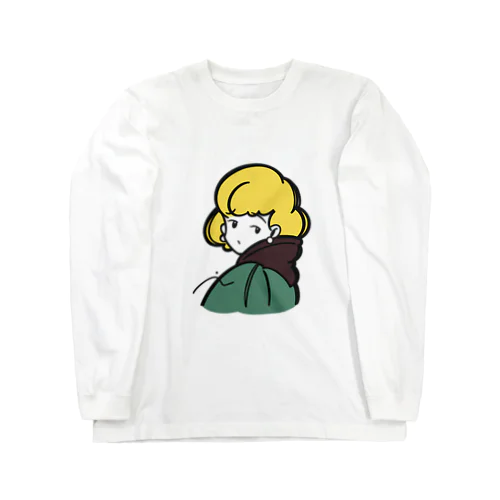 気怠げな、おんなのこ。 Long Sleeve T-Shirt