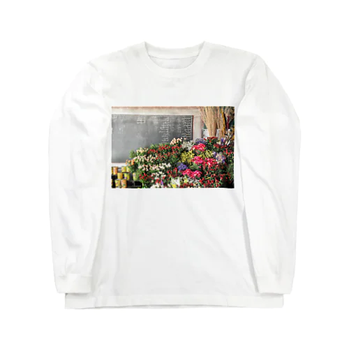 flower ロングスリーブTシャツ