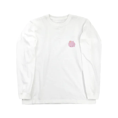 バード(ベビーピンク) Long Sleeve T-Shirt