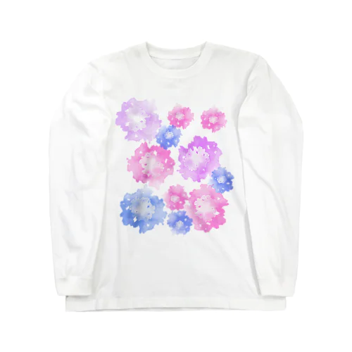 朝顔（あさがお） Long Sleeve T-Shirt