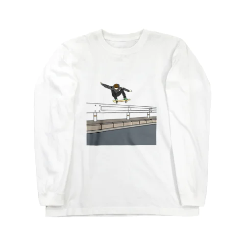 ollie over the fence ロングスリーブTシャツ