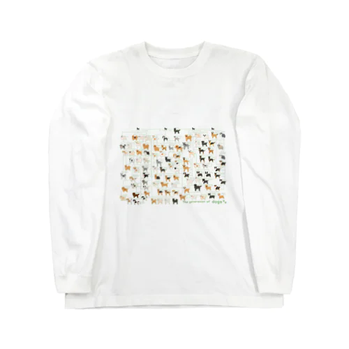 犬の系統図 Long Sleeve T-Shirt