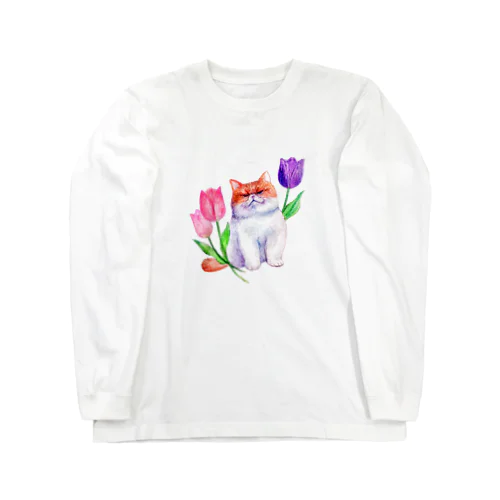 チューリップ Long Sleeve T-Shirt