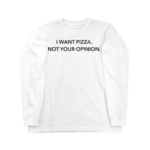 PIZZA ロングスリーブTシャツ