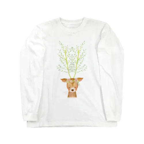 葉っぱのツノ Long Sleeve T-Shirt