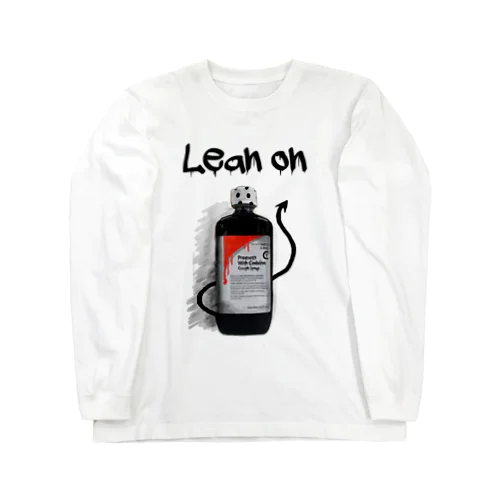 Lean on/依存 ロングスリーブTシャツ