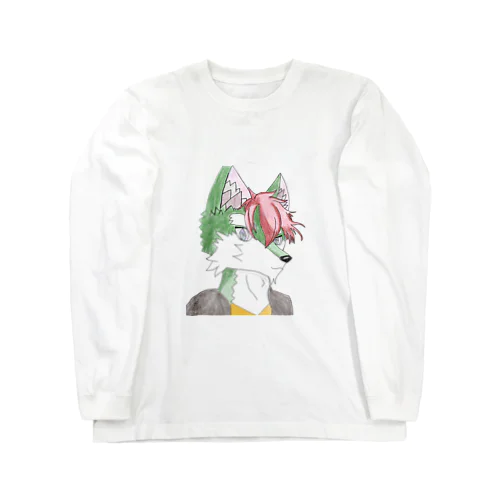 狼月 獣 Long Sleeve T-Shirt