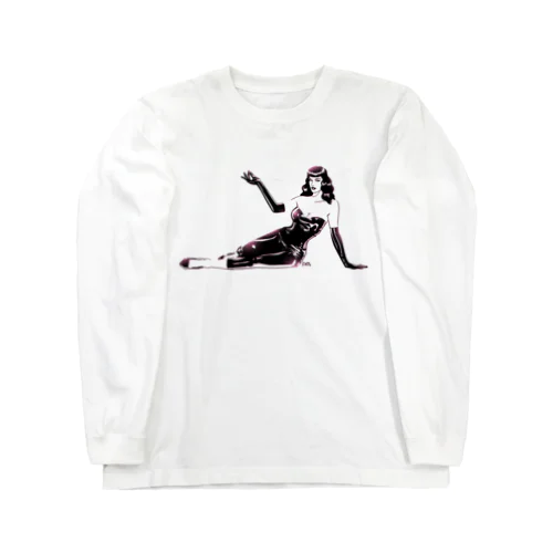 pinup girl Long Sleeve T-Shirt