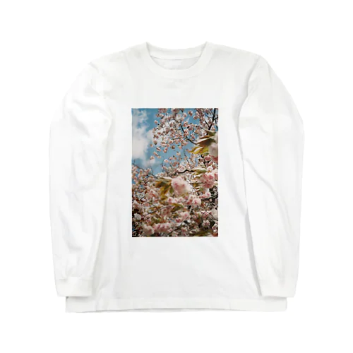 ﾀﾏﾋﾞで撮った桜の写真です Long Sleeve T-Shirt
