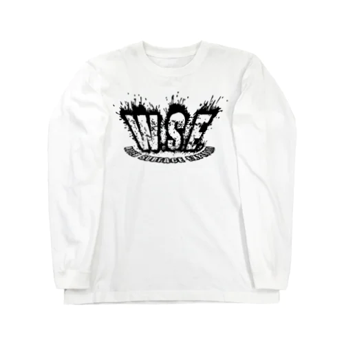 WSEオリジナルロゴ　黒プリント Long Sleeve T-Shirt