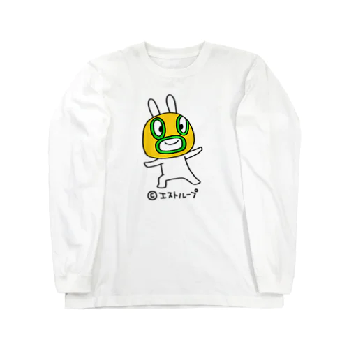 うさぎマスクマーン やさしいじゃんロンT ロングスリーブTシャツ