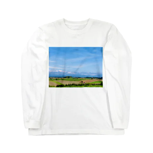 赤い屋根の家 Long Sleeve T-Shirt