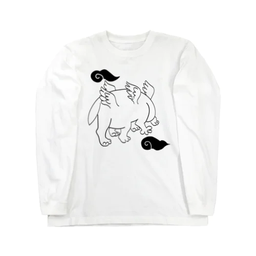 帝江（渾沌）モノトーン Long Sleeve T-Shirt