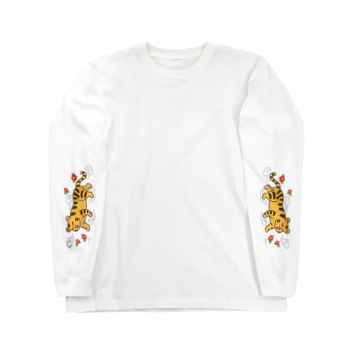 にこにこたいがー Long Sleeve T-Shirt