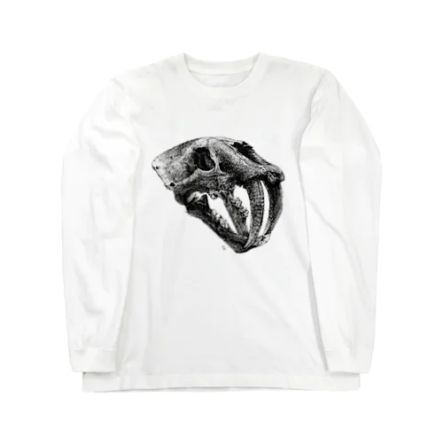 Smilodon(skull) Long Sleeve T-Shirt