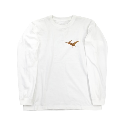 プテラノドン（ワンポイント） Long Sleeve T-Shirt