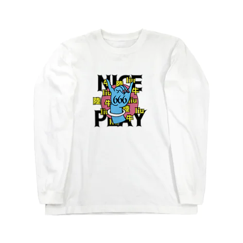 NICE PLAY【666】 Long Sleeve T-Shirt