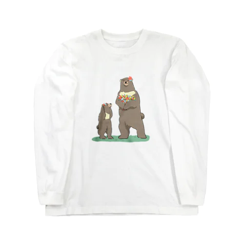 クマの親子 Long Sleeve T-Shirt